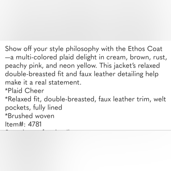 Cabi 4781 ETHOS COAT - Picture 7 of 7